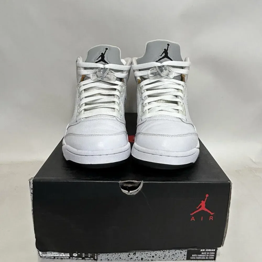Nike Air Jordan 5 Retro OG “White Metallic”